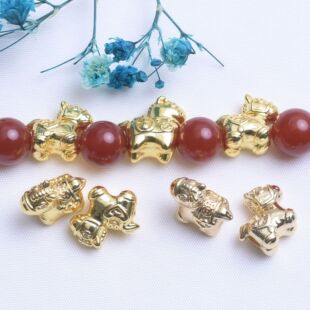��ɫ14K�����R����ФС�Rͨ�׸��� DIY�ֹ��ִ������Ʒ�������