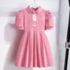 Fuchsia pleated skirt