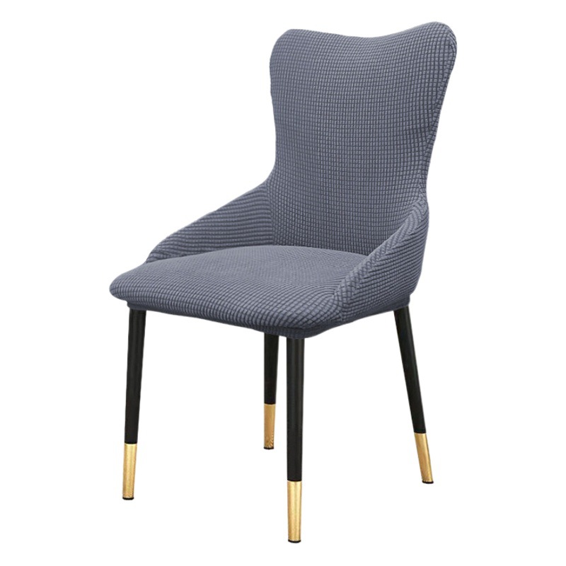 Cubierta de silla elástica Reposabrazos de forma especial cubierta de silla simple engrosada polar apoyabrazos respaldo integrado cuatro estaciones