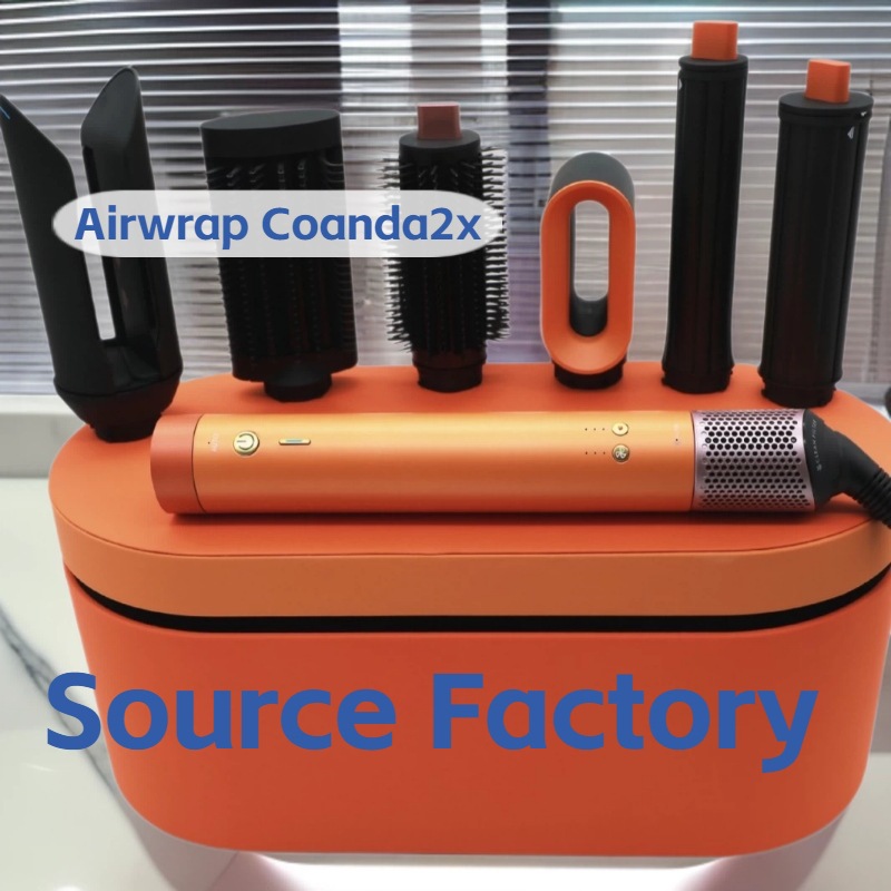 Saç üçün Airwrap üslubunda qıvrım və düzəldici, hədiyyə qutusu ilə