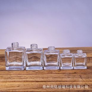 in stock 22 teeth 28 teeth square aromatherapy bottle transparent spray screen printing 50ml 100ml 200ml glass aromatherapy bottle