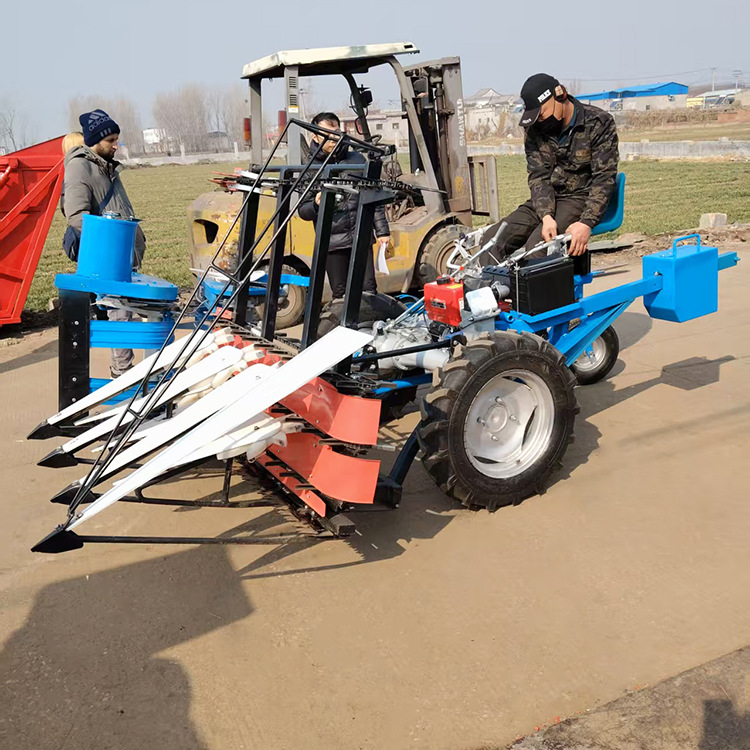 座驾式割晒机侧置稻麦收割打捆机192发动机1.4米宽幅收获机