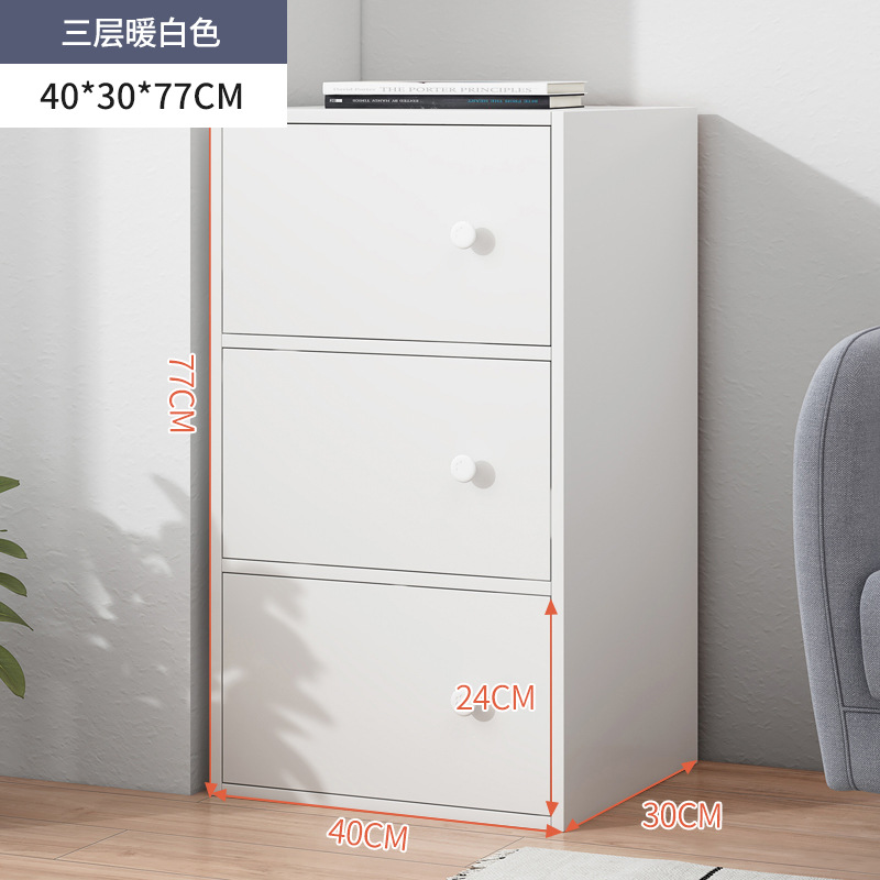 Pecho de cajones armario de almacenamiento de dormitorio armario de pared Luz de madera de lujo simple moderno dormitorio principal mesita de noche cajón gabinete