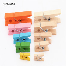 25mm 35mm 45mm 60mm 72mm Log color Wooden Clips  Photo Clips