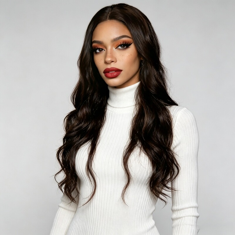 African cross-border wig women's long curly hair European and American fashion chemical fiber hair big wave long hair manufacturers a generation of hair African cross-border wig women's long curly hair European and American fashion chemical fiber hair big wave long hair manufacturers a generation of hair