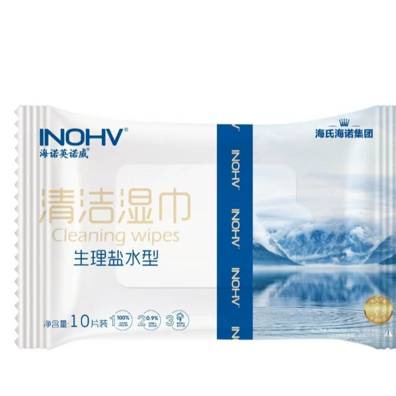Салфетки для уборки Haishi Hainuo Innovi (содержат физиологический раствор), 10 штук в упаковке