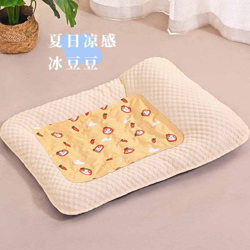 Alfombrilla de hielo para mascotas Alfombrilla de verano para gatos Alfombrilla de hielo Nido de hielo Alfombrilla de verano para dormir para gatos
