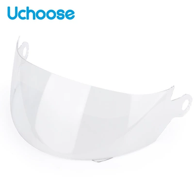Motorcycle helmet accessories: high-definition, universal visor for spring, summer, autumn, and winter use, specifically designed for 106 helmets (Dəbilqə (Kaska) aksesuarları) - transparent-lenses