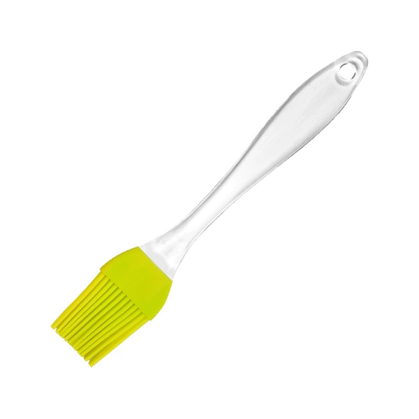 Transparent handle medium oil brush green
