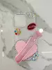 Fuchsia tubing, lip gloss