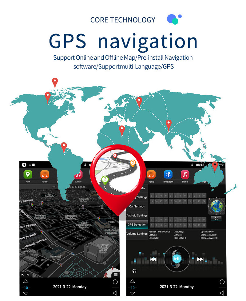 Suitable for 9.7inch Vertical Screen Mitsubishi Outlander 08-11 Central Control Large Screen Android Gps Car Navigation
