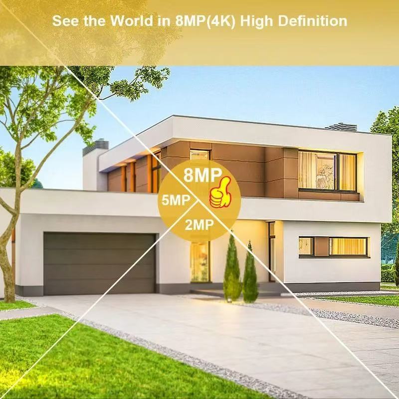 ICSEE Xiongmai A8 Wireless wifi camera dual-light night vision mobile phone remote monitoring camera for home outdoor use Specification drawing