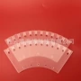 扇形打孔磨砂耐高温玻璃