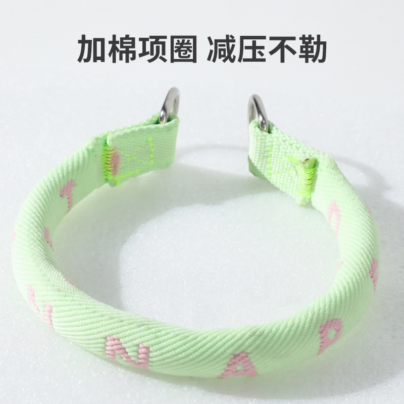 Cuerda de tracción para perros, cuerda para perros pequeños, correa para el pecho, cadena para perros, correa para perros tejida de nailon, cadena para perros, perforación a prueba de explosiones