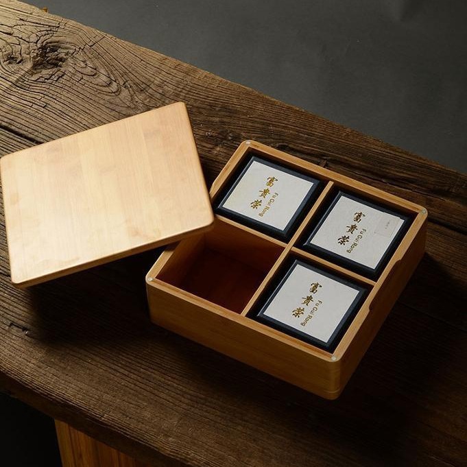 竹制月饼盒礼品盒竹质收纳盒来图来样源头厂家量大优惠