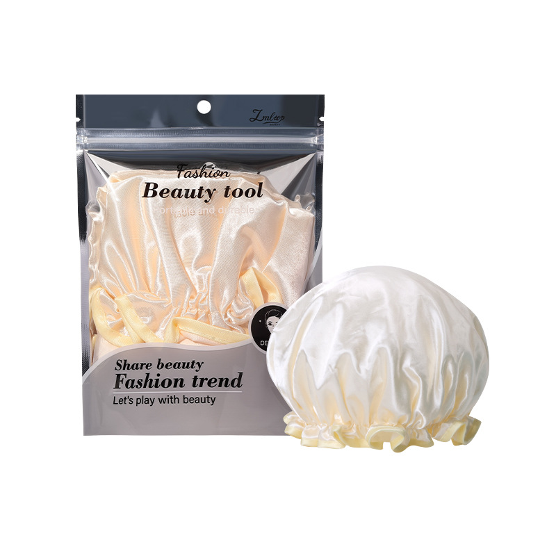 LMLTOP gorro de ducha impermeable de doble capa para mujer gorro de ducha gorro de ducha gorro de ducha para adultos jjf39