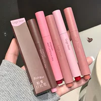 Матовая помада-карандаш Gege Bear Powder, матовая текстура, контур для губ, водостойкая, стойкая, повседневная помада для студентов.