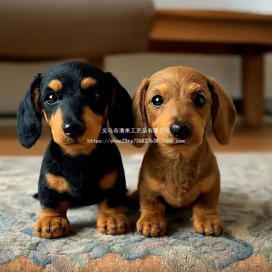 Cross-Border New Emotional Healing on Demand Dachshund Plush Doll Sofa Ornaments