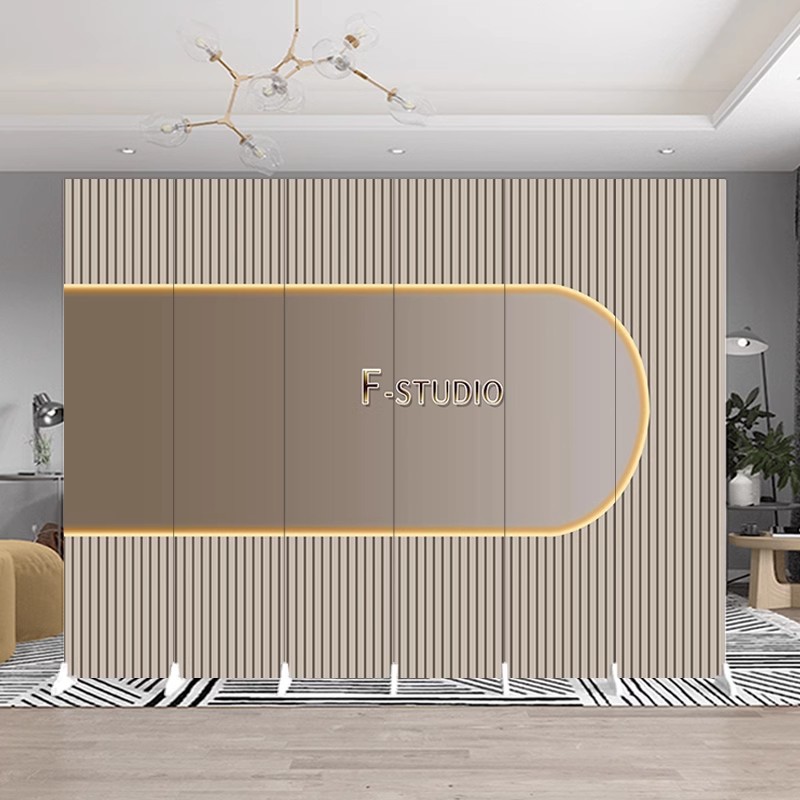 Simple Partition Screen to Block Modern Folding Mobile Office Beauty Salon Bedroom Home Screen Partition Living Room