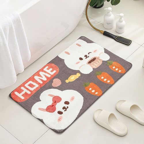 Bathroom/Sanitary Room Large Capacity Anti-Slip Absorbent Mat - Versatile Bedroom Foot Mat - Best Choice Practical Home Decor Selection