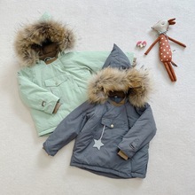 儿童冬款 精灵帽棉衣 2022丹麦羽绒棉服男童保暖外套