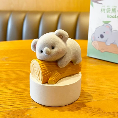 Decorations, Car ornaments - color-box-koala-flocked-ornament-nap-time-edition