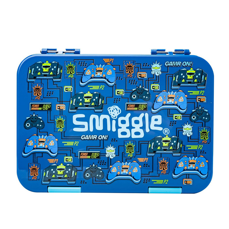 Fiambrera australiana smiggle fiambrera para estudiantes y niños fiambrera de material tritan caja de frutas de picnic al aire libre