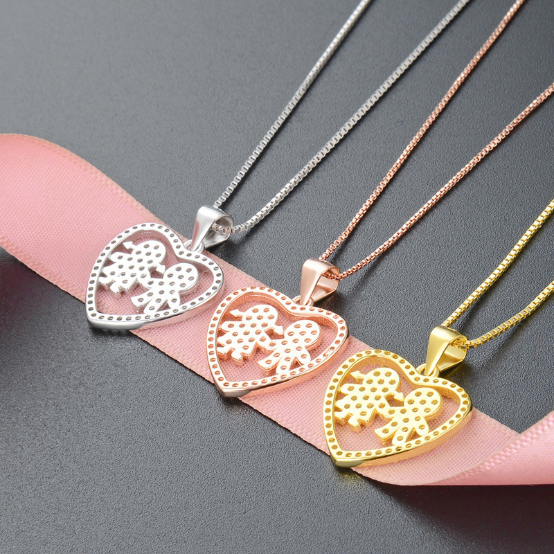 Colgante de amor de plata esterlina S925 nicho coreano de alto nivel de moda temperamento colgante de plata accesorios fuente al por mayor