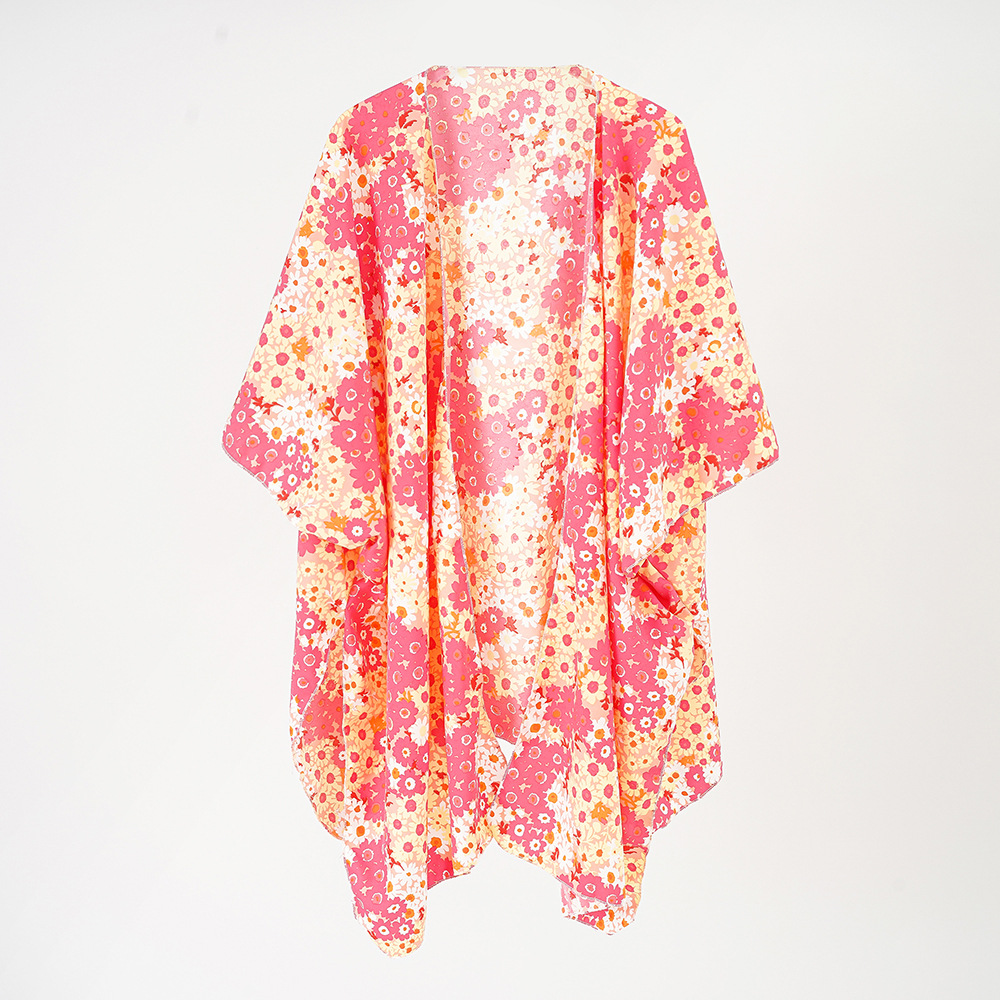 Nuevo impreso fresco desgaste al aire libre primavera y verano apilados blusa diseño sentido nicho de las mujeres ropa protección solar image 6