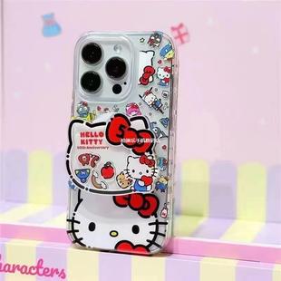 Cute Girl Kitty Cat Shaker Holder Suitable for Mobile Phone Airbag Holder 3m Paste Lazy Three-Layer