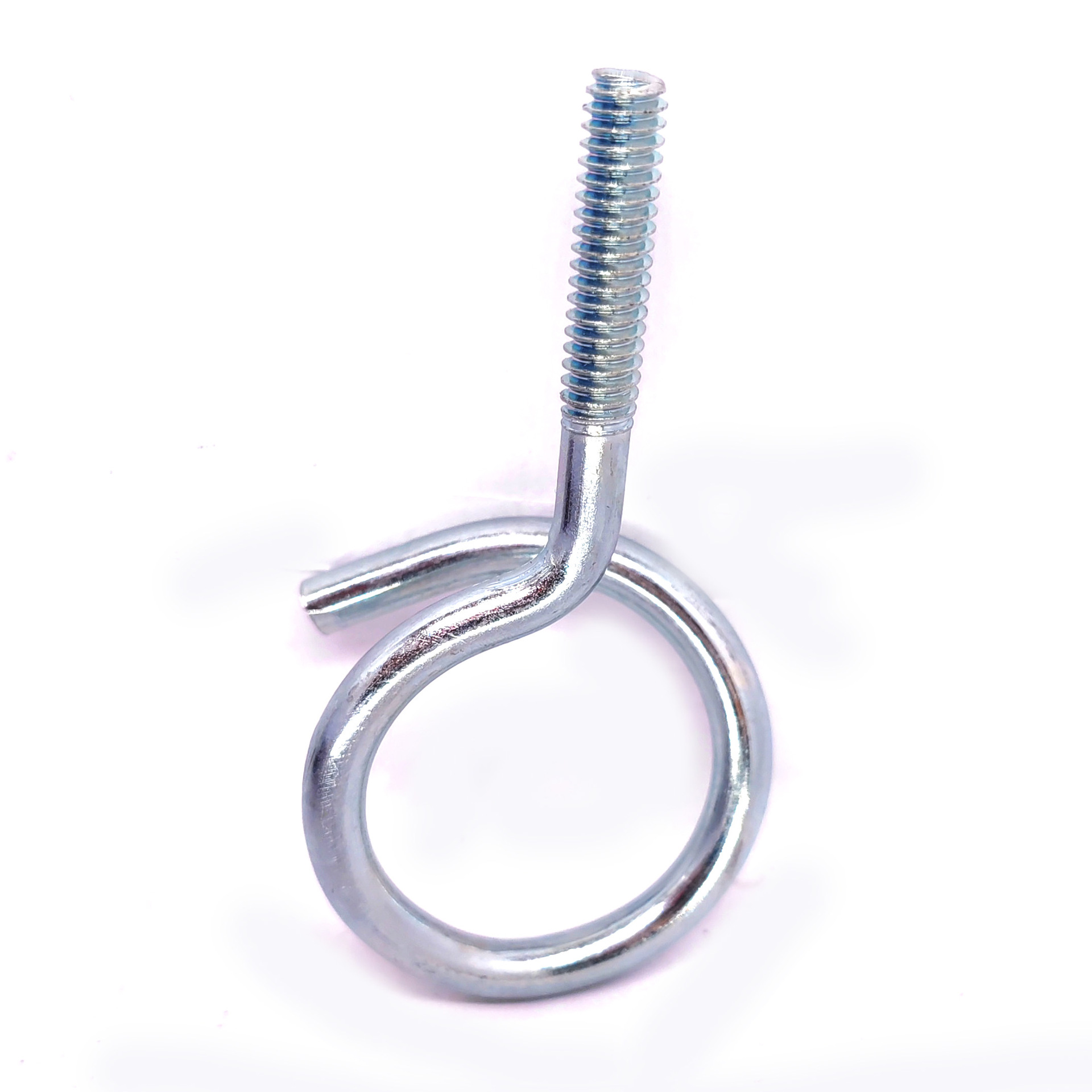 铁制镀锌带螺纹吊线马环圆环Threaded Steel bridle ring