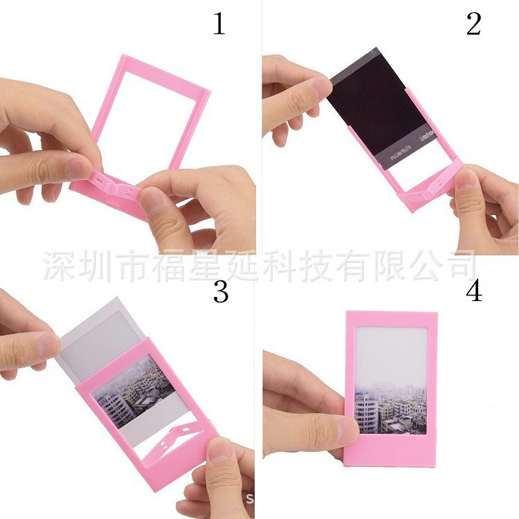 Подходящий для Polaroid instax mini 12/11/9 фоторамка цветная 3-дюймовая маленькая рамка из пластика пятицветная