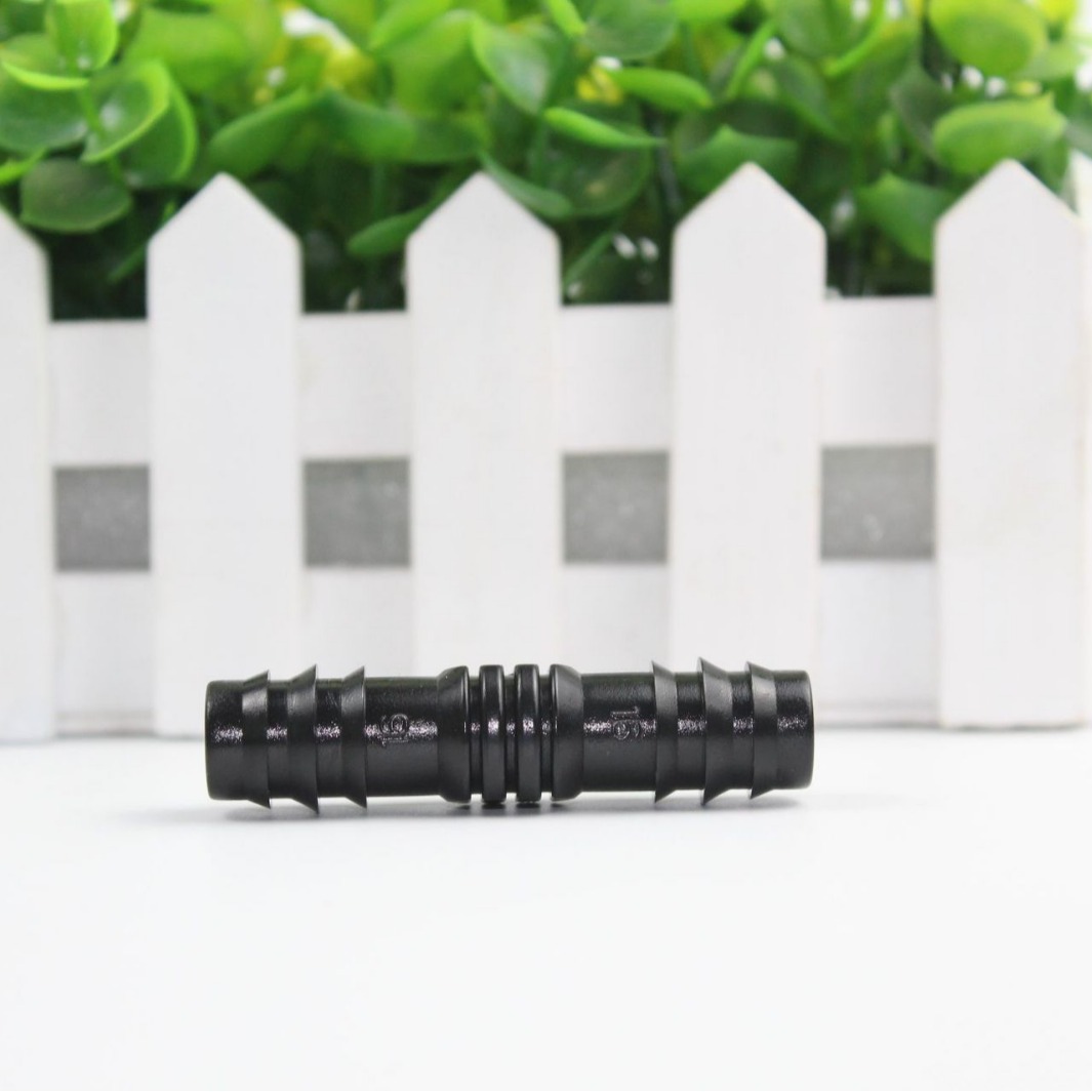 Nuevo material 16 PE tubo púbido directamente a través de microrrociador tubo de riego por goteo PE tubo enchufe accesorios de conexión directa simple image 5