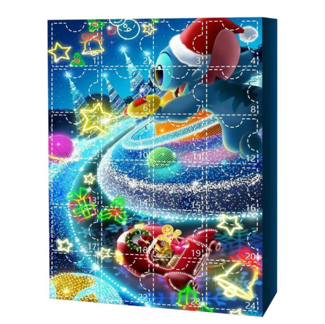 thumbnail image 1 of Calendario de Adviento Nuevo Stitch Lilo y Stitch Calendario de Adviento de Navidad Caja Sorpresa 24 Cuenta Regresiva de Halloween Caja Sorpresa de Anime, 1 of 4