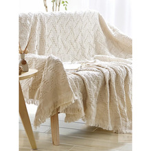 沙发巾盖布美式田园全盖万能法式沙发垫套罩盖毯棉纯四季通用