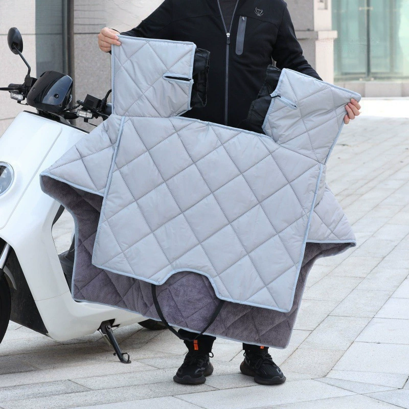 Одеяло на лобовое стекло электромобиля, утолщенное одеяло на лобовое стекло, четырехсезонное двустороннее среднетолстое весенне-осеннее тонкое ветрозащитное покрытие, толстая флисовая подкладка зимой.