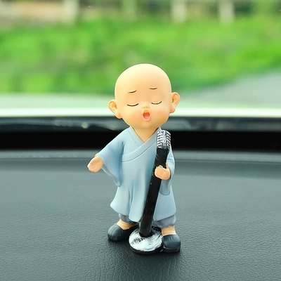 Car Ornaments Little Monk Car ornaments - singing-little-monk