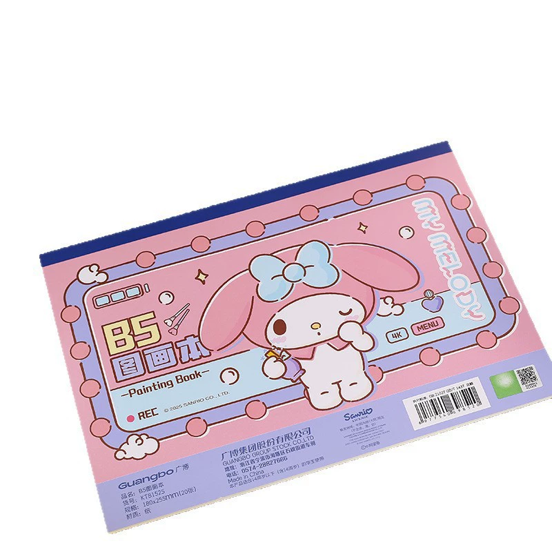 Детская книжка с картинками Sanrio для младших школьников, художественный маркер, увеличенная толщина
