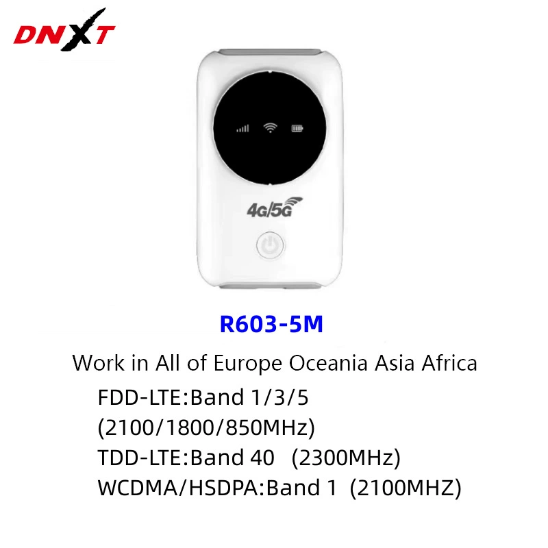 R603 беспроводной 4G портативный Wi‑Fi автомобильный MiFi H808, вставка SIM-карты, аккумулятор, 4G роутер