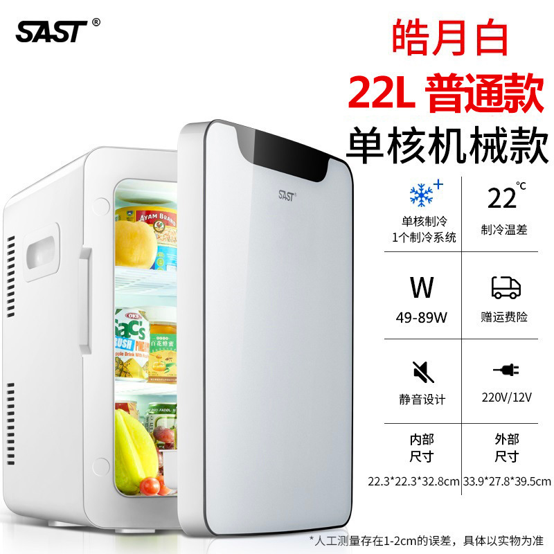 SAST8L迷你车载家两用冰箱家用寝室学生制冷单人宿舍小型冰箱|undefined