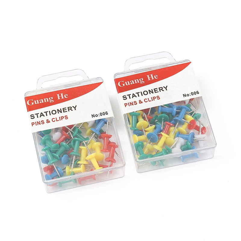 50 цветных булавов для картонных панелей для фотографий стены с большими головными булавками для украшения металлические булавки