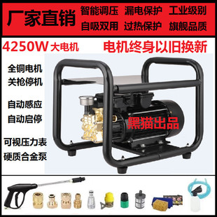 Black Cat Ultra-High Pressure Fully Automatic Powerful Farm-Specific Car Washer for Home Use 220V Car Washing Tool Car Cleaning Water Gun