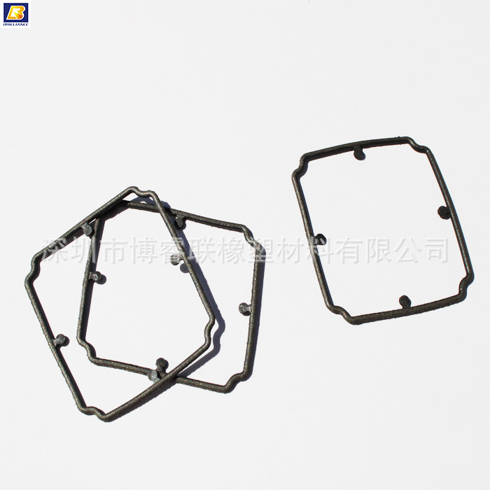 石墨镀镍导电橡胶衬垫 高导电密封衬垫 耐高温耐腐蚀 EMI电磁屏蔽