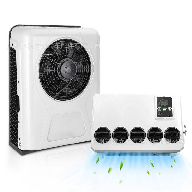 Fuente fábrica Treeligo estacionamiento aire acondicionado dividido 12V24V eléctrico de alta configuración vórtice camión aire acondicionado del automóvil