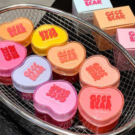 Gege bear戈戈小熊爱心嘟润唇冻 水光保湿细腻丝滑自然有光泽韩系