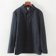 品牌剪标男装冬季男士翻领简约休闲中年保暖羽绒服外套Y4L88811