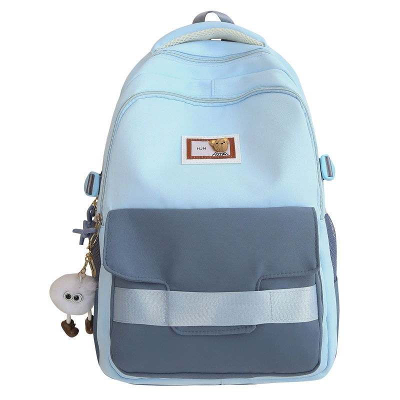 Handheld nylon fashionable capacious backpack for traveling