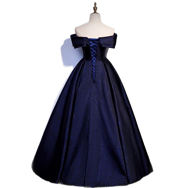 Elite blue evening dress