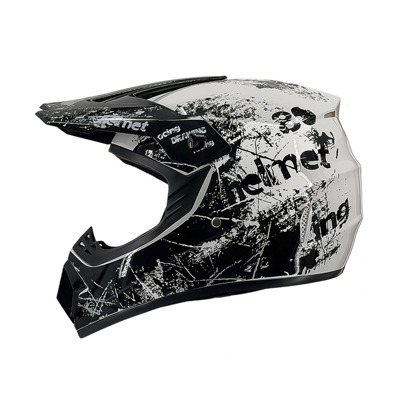 Motorcycle Helmet, Off-Road Racing Riding Helmet, Abs Breathable Mountain Bike Helmet, Colorful Off-Road Helmet Motorcycle Helmet, Off-Road Racing Riding Helmet, Abs Breathable Mountain Bike Helmet, Colorful Off-Road Helmet