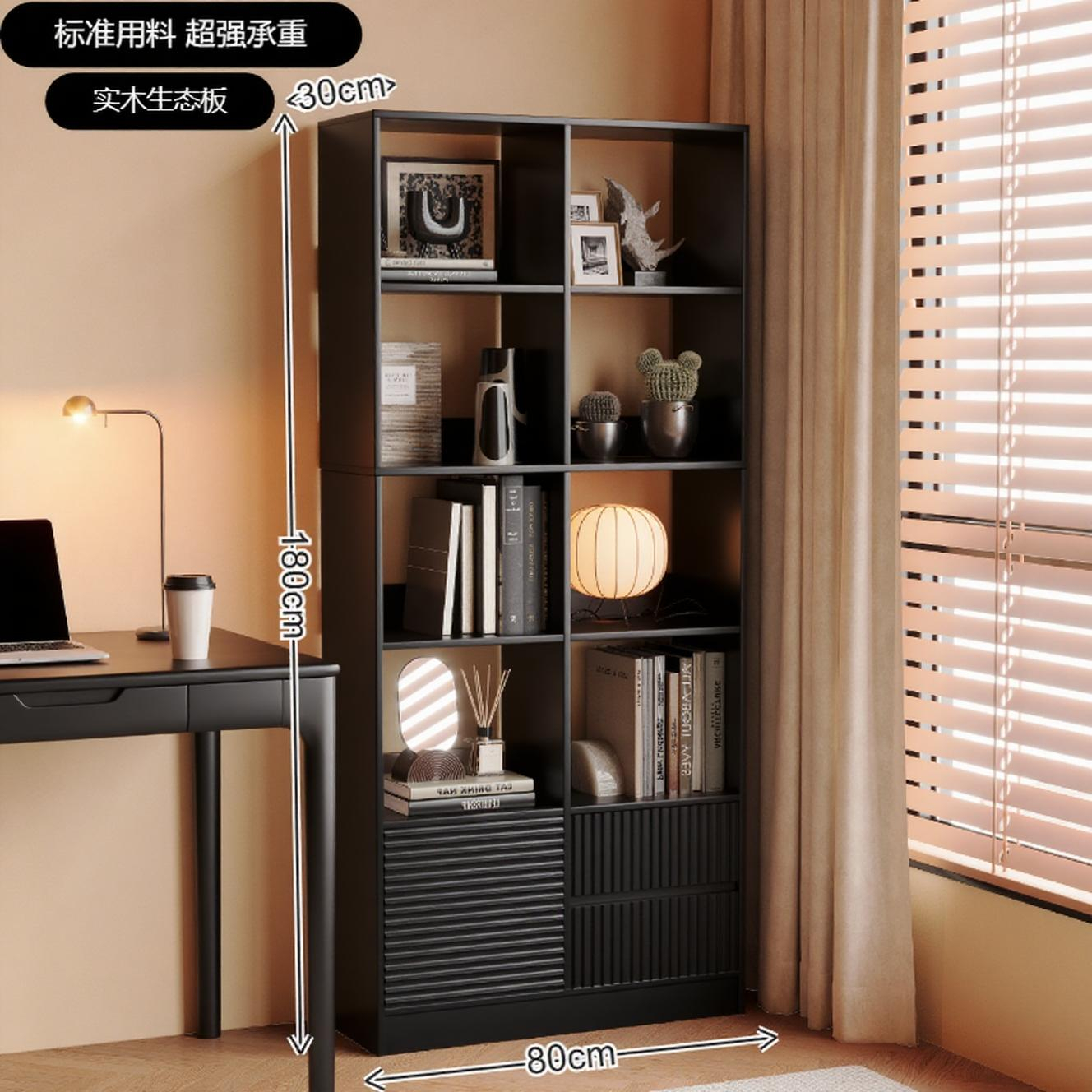80CM 단일 그룹 피아노 블랙 80/30/180 두꺼운 단단한 나무 생태 보드